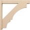 Ekena Millwork 6-in W x 38-in D x 38-in H Balboa Block Rough Cedar Woodgrain TimberThane Outlooker, Primed Tan OUTUR060X38X38BOA44RCPR - alternate 4